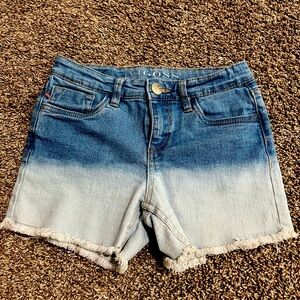 VIGOSS girls denim shorts sz 8 adj waist